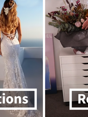 Cette femme a commandé 10 robes de mariée bon marché à partir de l'application Wish et a partagé les résultats
