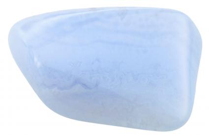 pierre gemme agate dentelle bleue 