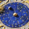 Venice clock depicting astrological features