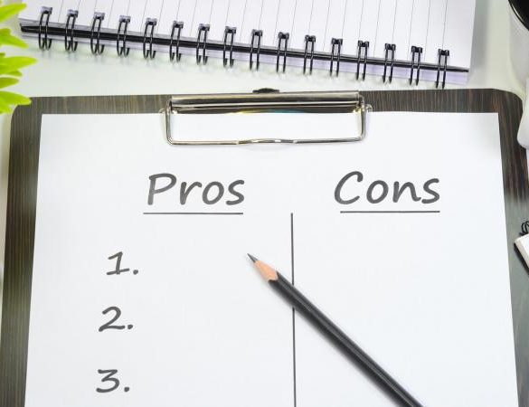 Pros and cons text