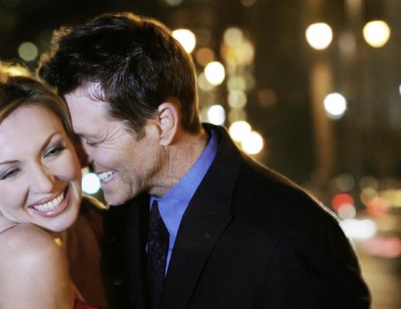 Man and woman in love