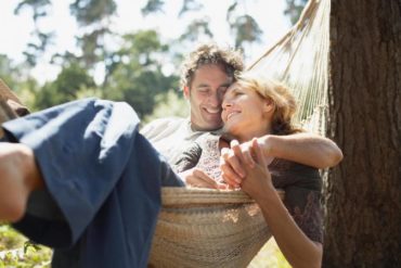 Couple in hammock