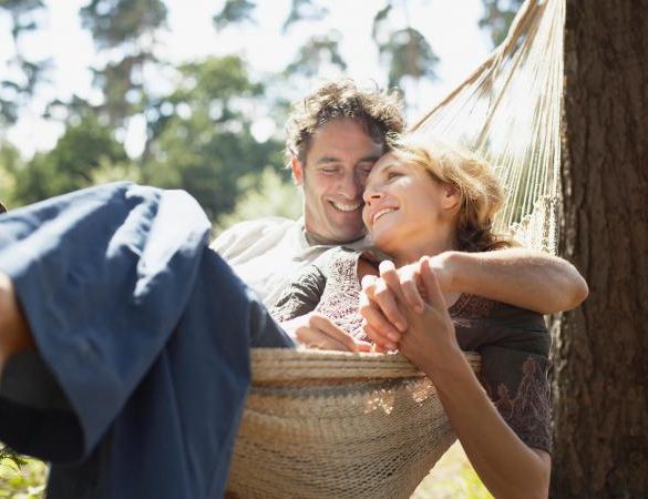 Couple in hammock