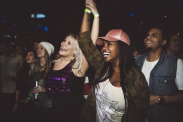 Women at a concert