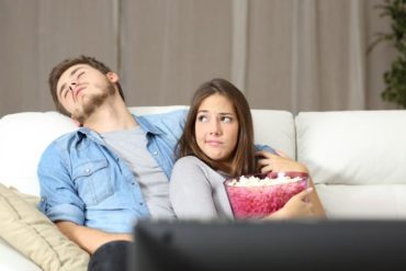 Couple incompatibility problems watching tv