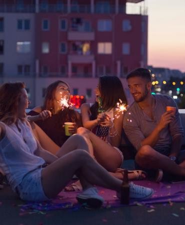 rooftop party