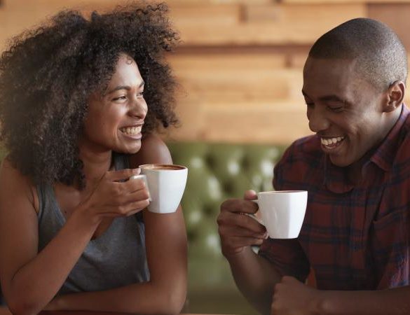 young couple on a date