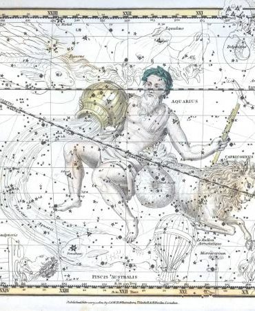 Vintage constellation map