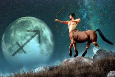 Sagittarius glyph and the centaur/archer