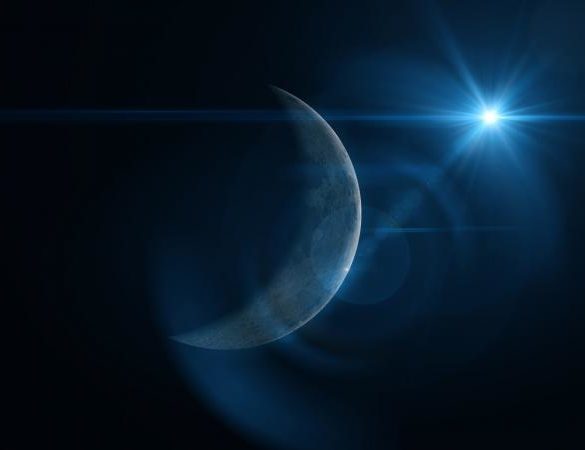 New Moon in Space