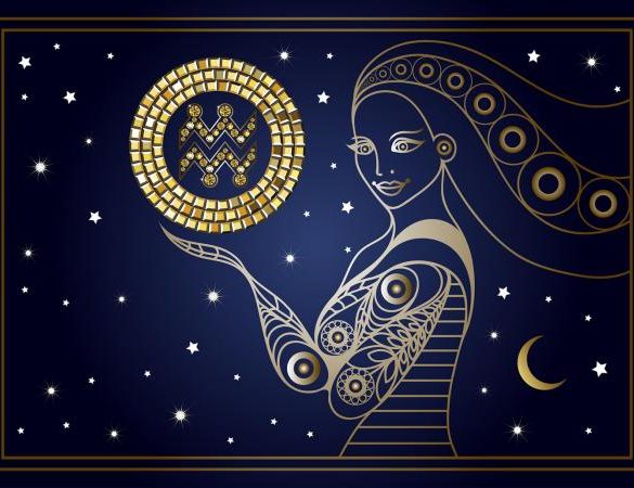 zodiac sign Aquarius symbols