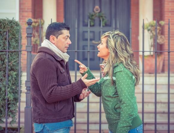 couple quarreling