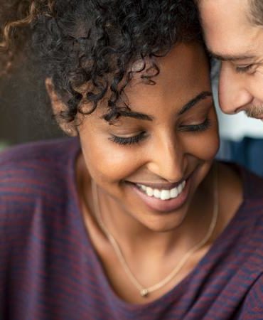 Romantic couple in love