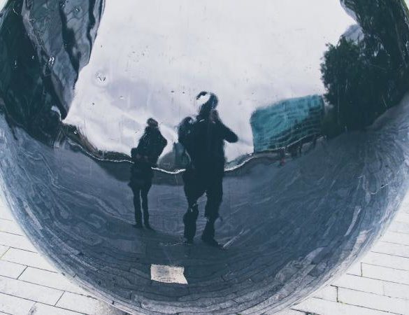 distorted reflection