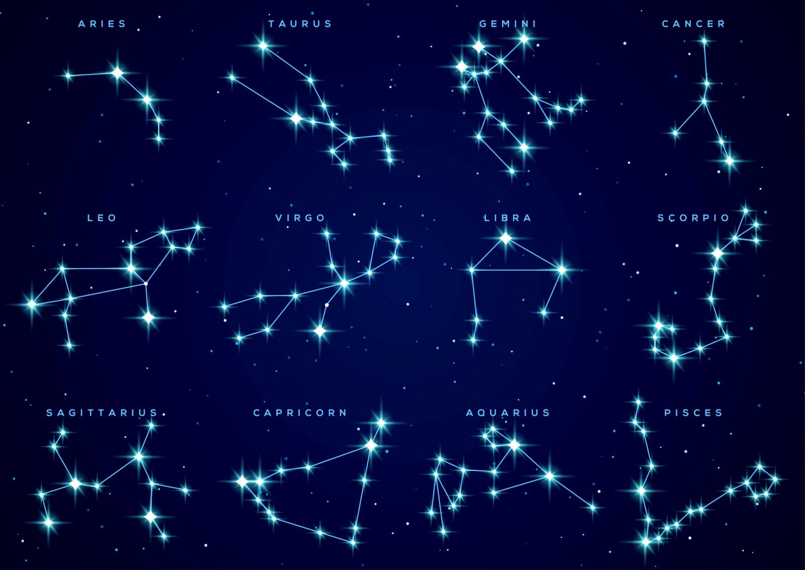 constellations du zodiaque