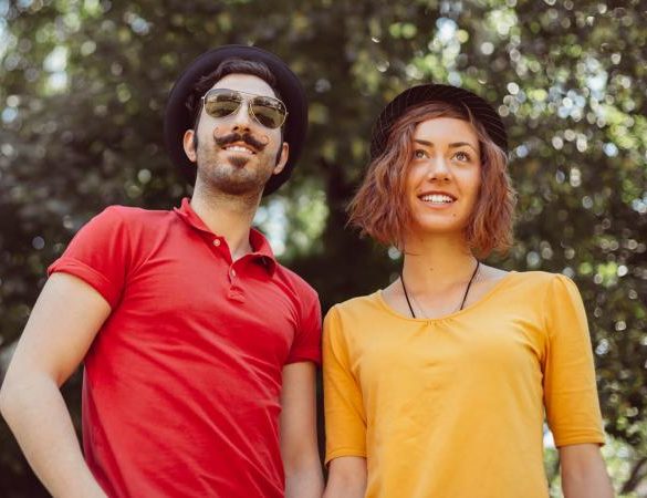 Young couple's portrait