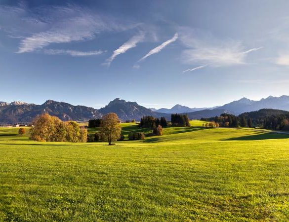 Scenic landscape of Bavaria
