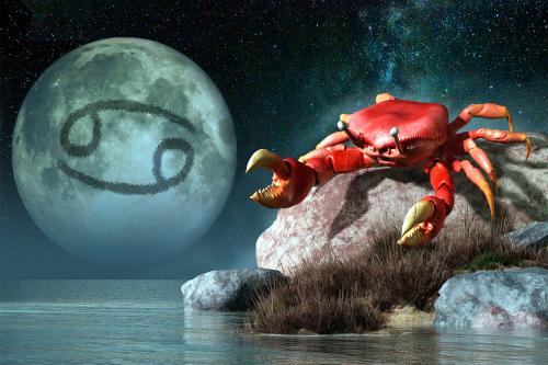 symbole astrologique du cancer du crabe