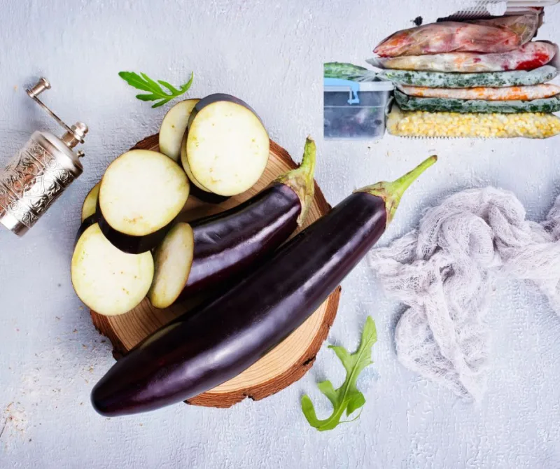 comment conserver les aubergines astuces de congelation simples conserve de légumes