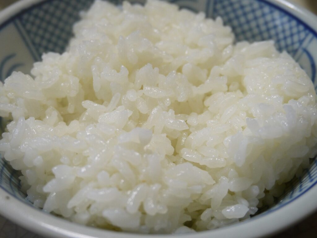riz cuit gluant